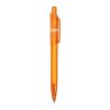 Kugelschreiber Ducal Clear Transparent Orange-Orange | 1-farbiger Siebdruck | in Verlängerung vom Clip | 40 mm x 25 mm | Nicht verfügbar