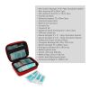 Erste-Hilfe-Set 40-teilig Andes Rot Weiß | Digitaldruck | Oberseite | 55 mm x 40 mm