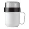 Lunchbecher to-go 520+230ml Weiss