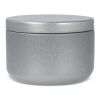Asana unparfümierte Kerze auf Pflanzenbasis in recycelter Dose Silber | ohne Werbeanbringung | Nicht verfügbar | Nicht verfügbar
