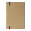 Karton Notizbuch A5 Braun | 1-farbiger Siebdruck | Rückseite | 100 mm x 140 mm | Nicht verfügbar