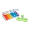 7-Tage-Pillendose Joseph weiss | 1-farbiger Tampondruck | Oberseite | 65 mm x 60 mm