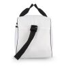 R-PET 600D Sport- und Reisetasche 48 x 25 x 28 cm 30 l Weiss-Schwarz | ohne Werbeanbringung | Nicht verfügbar | Nicht verfügbar