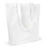 Einkaufstasche Bio-Baumwolle farbig lang 270g/m² 42x12x43 cm Weiss