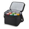 R-PET 600D Kühlbeutel mit zwei Fächern 30 x 20 x 25 cm 15 l Schwarz
