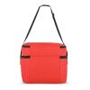 R-PET 600D Doppelfach-Kühltasche 30 x 20 x 25cm 12L Rot Weiß