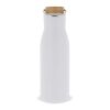 Isolier-Flasche mit Bambusdeckel, 500ml Weiss | ohne Werbeanbringung | Nicht verfügbar | Nicht verfügbar | Nicht verfügbar