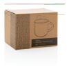 Vintage Keramiktasse rot | ohne Werbeanbringung | Nicht verfügbar | Nicht verfügbar