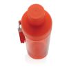Impact auslaufsichere Wasserflasche aus RCS recyc. PET 600ml rot | ohne Werbeanbringung | Nicht verfügbar | Nicht verfügbar
