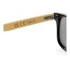 Prism Sonnenbrille aus RCS rec. Kunststoff mit Bambusbügeln braun | ohne Werbeanbringung | Nicht verfügbar | Nicht verfügbar