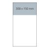 4-Monatskalender Einblatt Budget 4 RECYCLING Schrift modern Blau | 300 × 560 mm | ohne Werbeanbringung