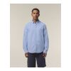 POD Stanley&Stella - Stanley Oxford Shirt blau | 3XL | DTF Linke Brust