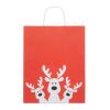 Geschenkpapiertüte, groß rot | ohne Werbeanbringung | Nicht verfügbar | Nicht verfügbar | Nicht verfügbar
