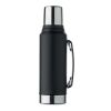 Doppelwandige Flasche 1L schwarz | ohne Werbeanbringung | Nicht verfügbar | Nicht verfügbar | Nicht verfügbar