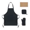 Küchen-Set recy. Baumwolle schwarz