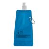 Faltbare Wasserflasche transparent blau | ohne Werbeanbringung | Nicht verfügbar | Nicht verfügbar