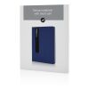 Basic Hardcover PU A5 Notizbuch mit Stylus-Stift navy blau | ohne Werbeanbringung | Nicht verfügbar | Nicht verfügbar | Nicht verfügbar