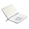 Deluxe Hardcover PU A5 Notizbuch navy blau | ohne Werbeanbringung | Nicht verfügbar | Nicht verfügbar