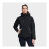 Rock Damen-Softshellparka schwarz | XL