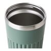 Reisebecher aus recyceltem Edelstahl (400 ml) Chiara Grün