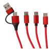 Ladekabel Hexa | 6-in-1 Rot
