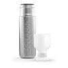 Dopper Steel 490 ml silber/weiß