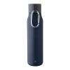 Trinkflasche aus recyceltem Edelstahl (600 ml) Cassian Blau