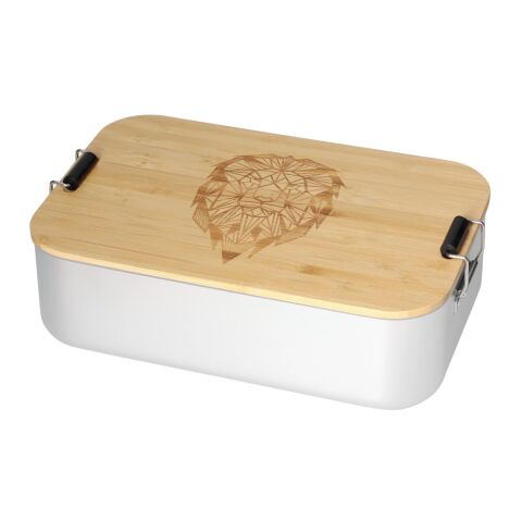 Vorratsdose &quot;Bamboo&quot;, groß silber | ohne Werbeanbringung | Nicht verfügbar | Nicht verfügbar