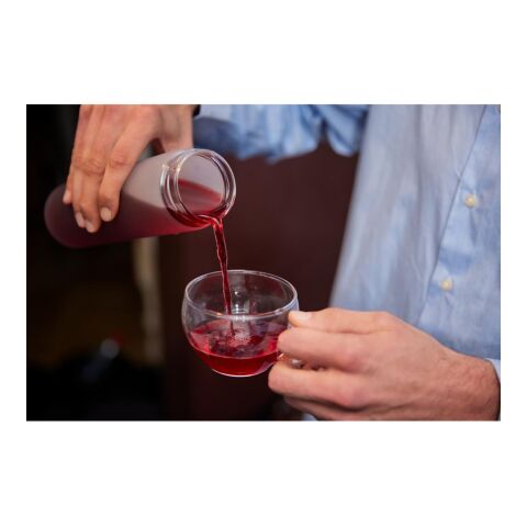 Glasflasche &quot;Frosted&quot; 0,55 l grau | ohne Werbeanbringung | Nicht verfügbar | Nicht verfügbar