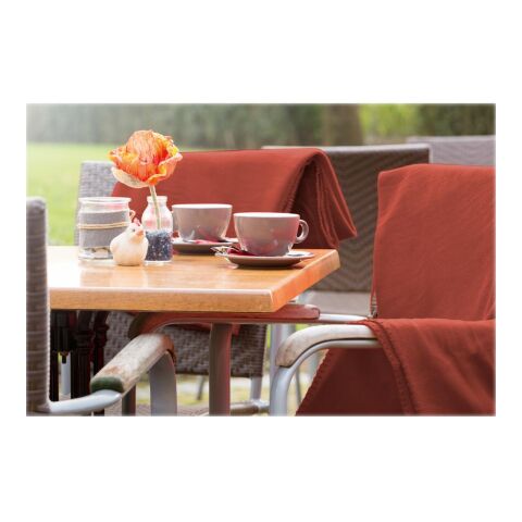 Fleecedecke "Basic", 150x120 cm rot