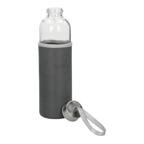 Glasflasche mit Hülle &quot;Pure&quot;, 0,7l transparent | ohne Werbeanbringung | Nicht verfügbar | Nicht verfügbar