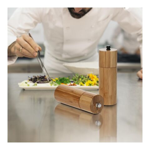 Salz- und Pfeffermühlen-Set "Grind" natur | ohne Werbeanbringung | Nicht verfügbar | Nicht verfügbar