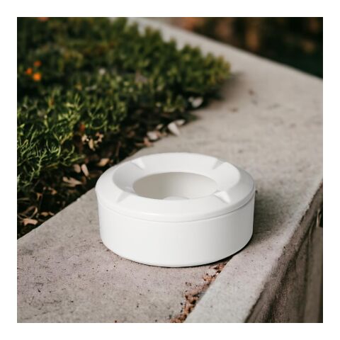 Aschenbecher &quot;Atakor&quot; weiß | ohne Werbeanbringung | Nicht verfügbar | Nicht verfügbar