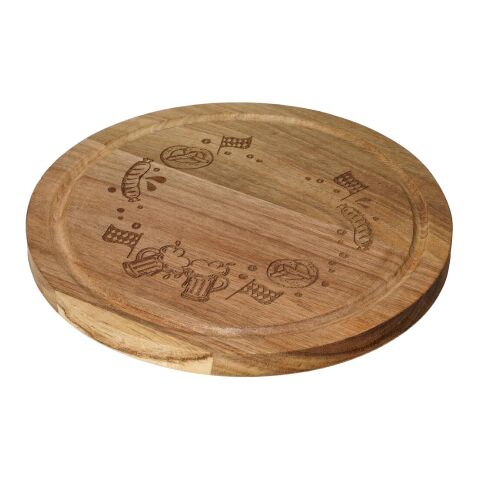 Schneidbrett "Acacia" rund natur | ohne Werbeanbringung | Nicht verfügbar | Nicht verfügbar