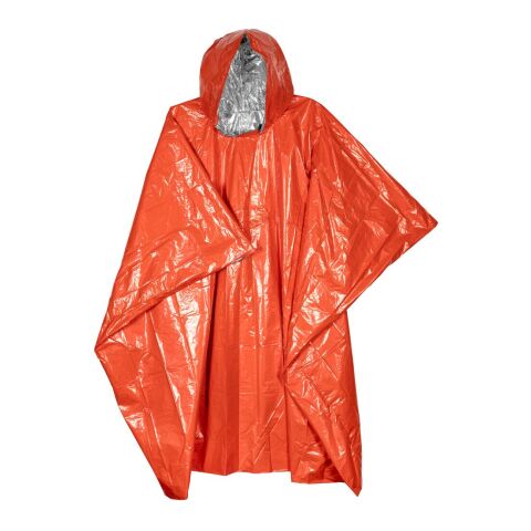 Outdoorponcho "Survival" orange | ohne Werbeanbringung | Nicht verfügbar | Nicht verfügbar