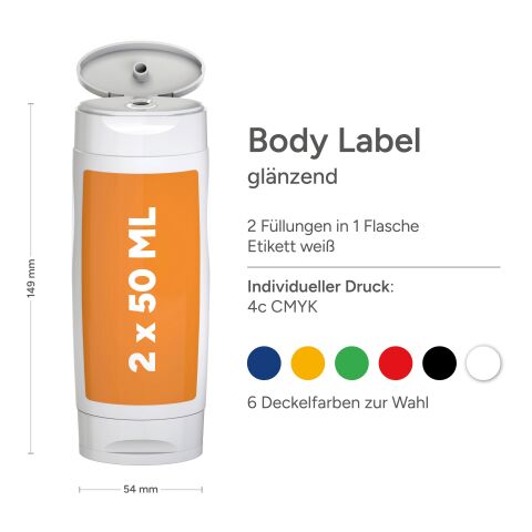 DuoPack Sonnenmilch LSF 30 (sensitiv) + Duschgel Rosmarin-Ingwer (2 x 50 ml) 4C Body Label | Nicht verfügbar