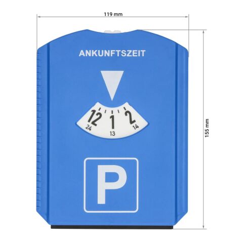 Parkscheibe "Basic" blau | ohne Werbeanbringung | Nicht verfügbar | Nicht verfügbar