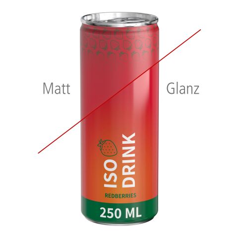 Iso Drink Redberries ohne Werbeanbringung | Folienetikett (Fullbody)