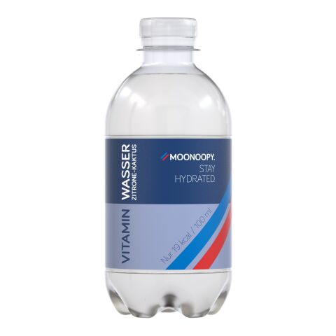 330 ml Vitaminwasser &quot;Zitrone-Kaktus&quot; - Eco Label ohne Werbeanbringung