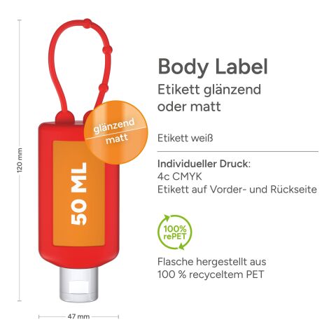Duschgel "Rosmarin-Ingwer" Rot | ohne Werbeanbringung