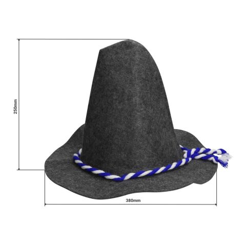 Filzhut "Seppel" weiß/schwarz