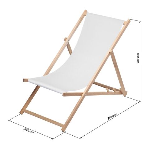 Liegestuhl "Chillout" natur | ohne Werbeanbringung | Nicht verfügbar | Nicht verfügbar