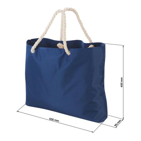 Strandtasche "Miami Beach" groß trend-blau PS