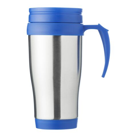 Sanibel 400 ml Isolierbecher Standard | silber-blau | ohne Werbeanbringung | Nicht verfügbar | Nicht verfügbar