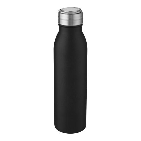 Harper 700 ml RCS-zertifizierte Sportflasche aus Edelstahl mit Metallschlaufe schwarz