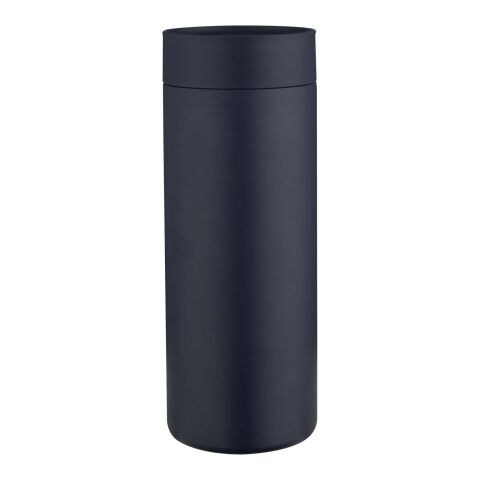 Illuminate 650 ml RCS-zertifizierte doppelwandige Trinkflasche aus recyceltem Edelstahl mit 3-teiligem Deckelset  Standard | tiefes blau | ohne Werbeanbringung | Nicht verfügbar | Nicht verfügbar