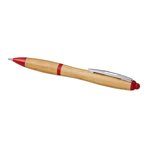 Nash Kugelschreiber aus Bambus Standard | natur-rot | ohne Werbeanbringung | Nicht verfügbar | Nicht verfügbar