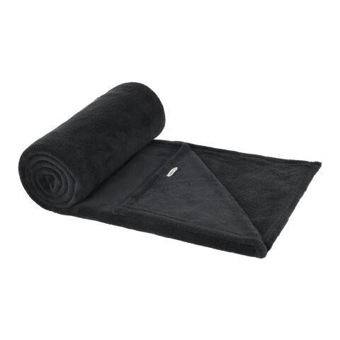 Lily RPET Decke aus Coral Fleece Standard | schwarz | ohne Werbeanbringung | Nicht verfügbar | Nicht verfügbar | Nicht verfügbar