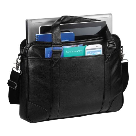 Oxford 15,6&quot; schmale Laptop Aktentasche Standard | schwarz | ohne Werbeanbringung | Nicht verfügbar | Nicht verfügbar | Nicht verfügbar