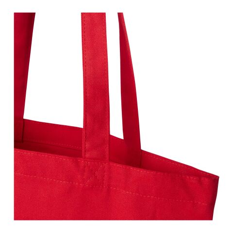 Odisha 180 g/m² OCS Bio-Tragetasche mit breitem Boden 11L rot